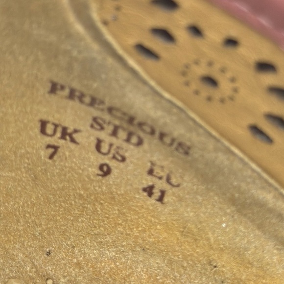 Hotter Precious Pink Leather Slip On Flats (9) - Picture 8 of 9